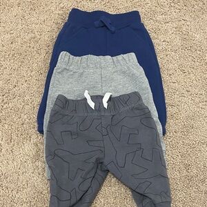 3mo Cozy Kids Jogger Set - Navy, Gray, and Patterned